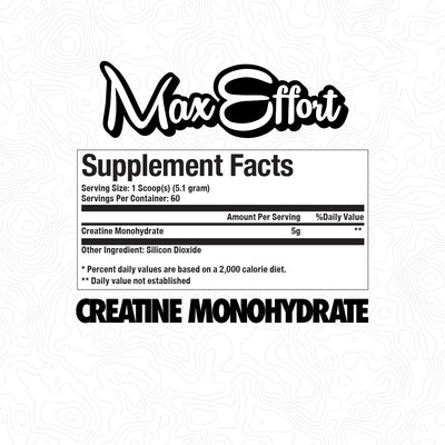Creatine Monohydrate 💪🏼⚒️